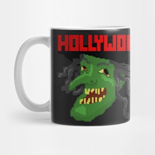 Hollyween Pixel Witch Mug